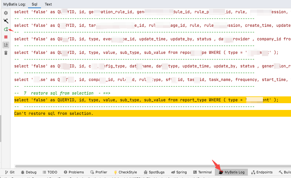 实时转换SQL